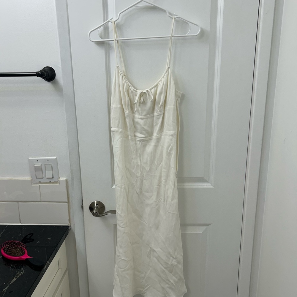 Wilfred Cream Slip Dress